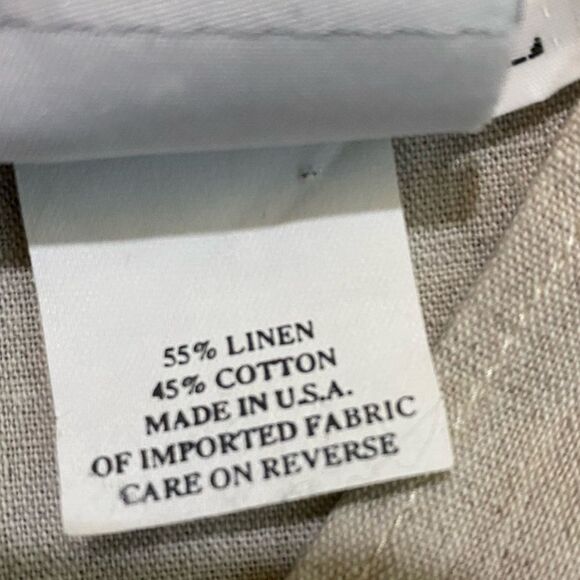 Hot Cotton VTG Natural Linen Cotton Boxy Top Artsy Lagenlook Boho Sub stainable - Picture 5 of 9